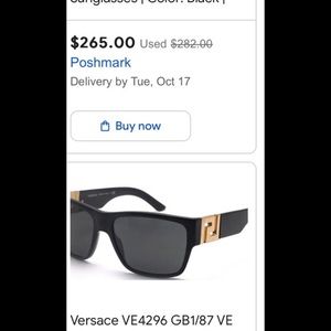 VERSACE (VE4296) Sunglasses have never been worn/used.  ITEMS INCLUDED - authent